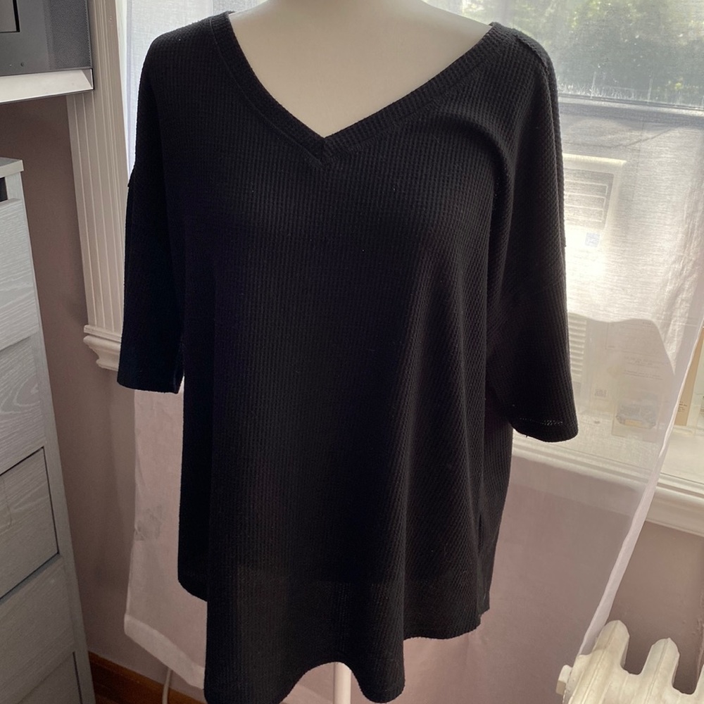 Waffle short sleeve shirt